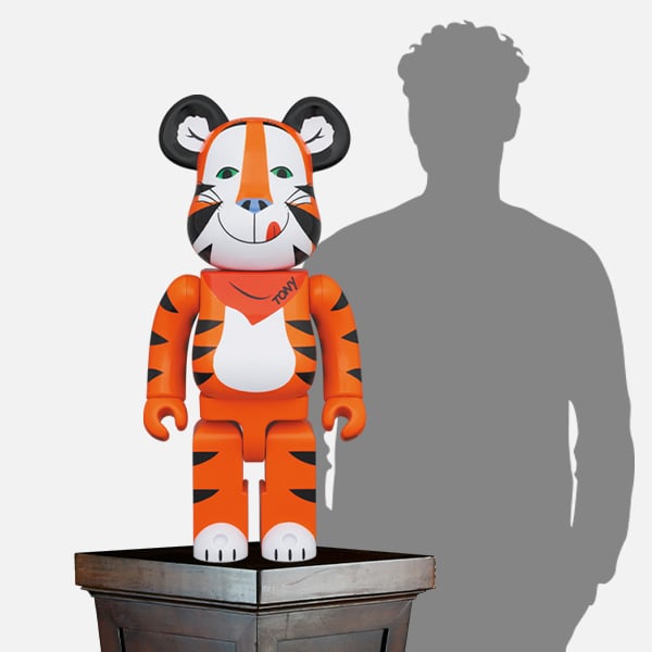 Be@rbrick Tony the Tiger (Vintage Version) 1000% Collectible Set by Medicom  | Sideshow Collectibles