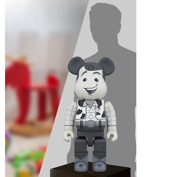 Be@rbrick Woody (Black u0026 White Version) 1000% by Medicom | Sideshow  Collectibles