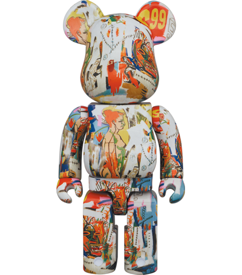 Be@rbrick Andy Warhol x JEAN-MICHEL BASQUIAT #4 400% Figure by Medicom |  Sideshow Collectibles