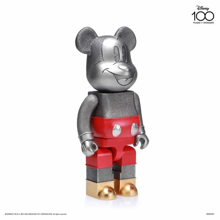 Mickey Mouse Disney 100 Be@rbrick 400% (Special Edition) by Royal Selangor  | Sideshow Collectibles