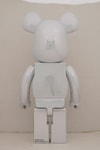 Be@rbrick Oasis White Chrome 1000% Collectible Figure by Medicom