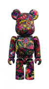 Be@rbrick Psychedelic Paisley 100% and 400% Collectible Set by
