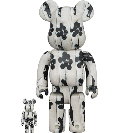 Be@rbrick Flying Balloons Girl 100% u0026 400% Collectible Set by Medicom |  Sideshow Collectibles