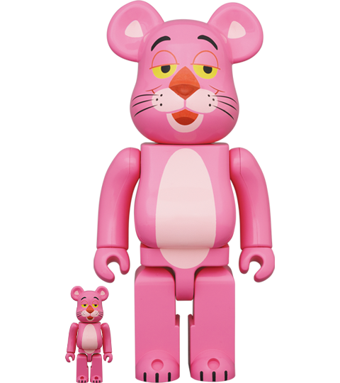 Be@rbrick Pink Panther 100% u0026 400% Collectible Figure Set by Medicom |  Sideshow Collectibles