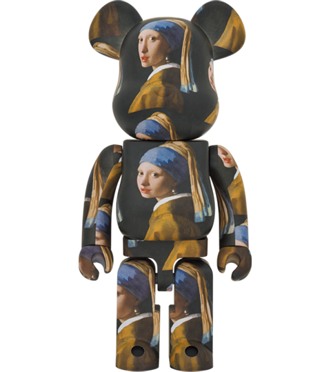 Be@rbrick Johannes Vermeer (Girl with a Pearl Earring) 1000% by Medicom |  Sideshow Collectibles