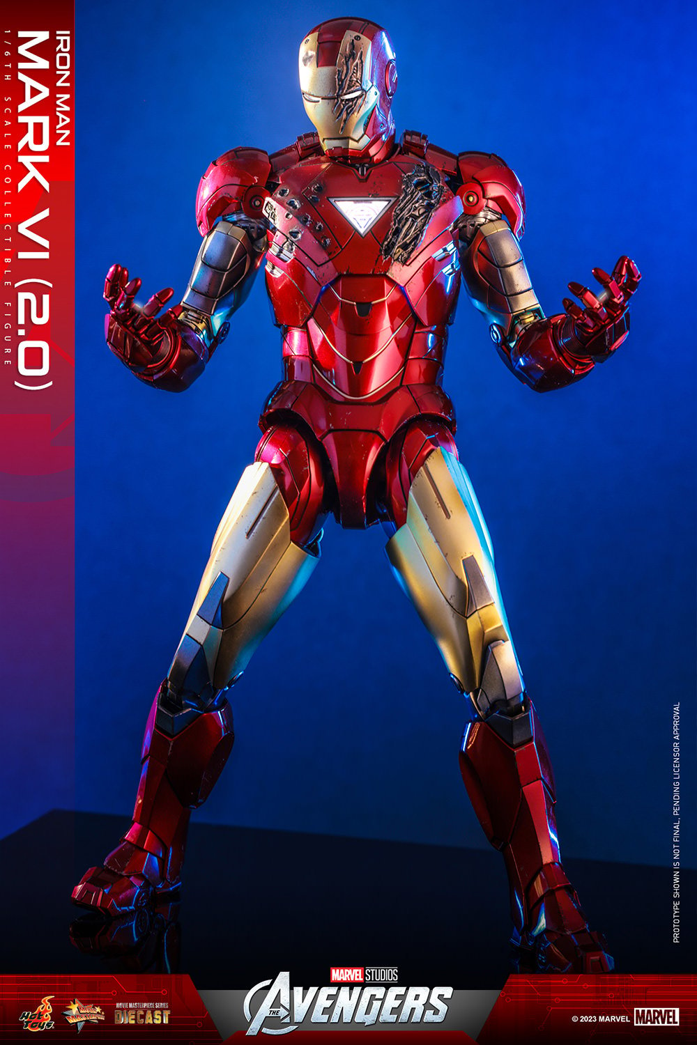 Iron Man Mark VI (2.0) Sixth Scale Figure by Hot Toys | Sideshow  Collectibles