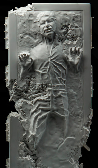 Han Solo in Carbonite: Crystalized Relic Statue