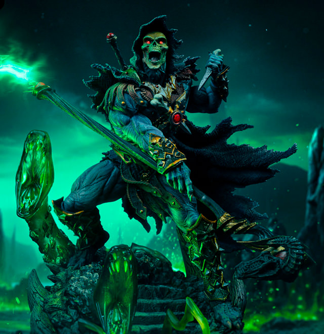 Skeletor Unleashed Deluxe 1:10 Scale Statue