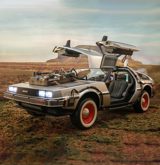 Delorean Time Machine Sixth Scale Figure