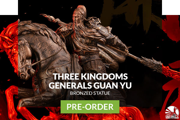 Three Kingdoms Generals Guan Yu Bronzed Statue (Infinity Studio)