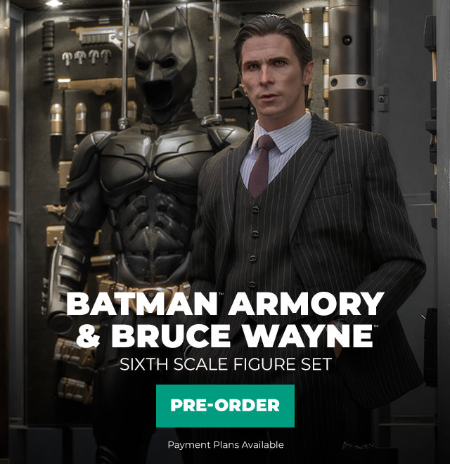 Batman Armory & Bruce Wayne Set by Hot Toys