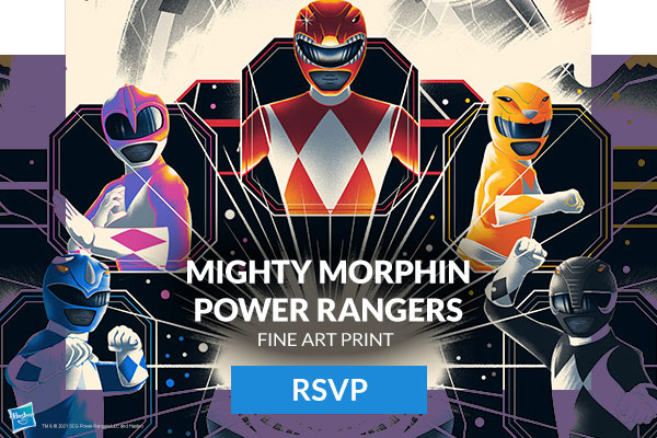 Mighty Morphin Power Rangers! Fine Art Print