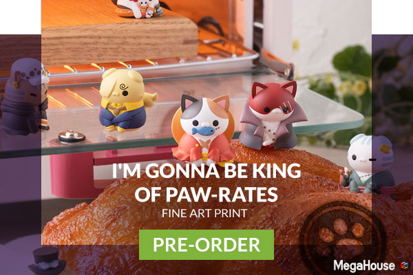 I'm Gonna Be King of Paw-rates Collectible Set by MegaHouse