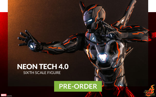 Iron Man Neon Tech 4.0 Sixth Scale Figure by Hot Toys
