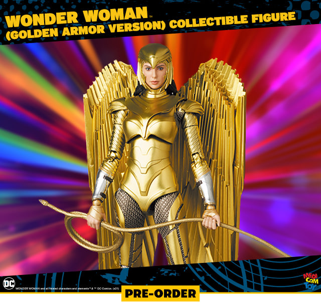 Wonder Woman (Golden Armor Version) Collectible Figure (Medicom Toy)