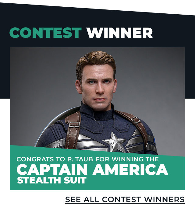 Congrats to P. Taub for winning the Captain America Stealth Suit SMS Giveaway! See all contest winners: