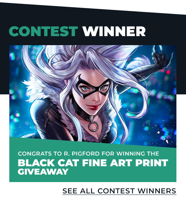 Congrats to R. Pigford for winning the Black Cat Fine Art Print Giveaway! See all contest winners: