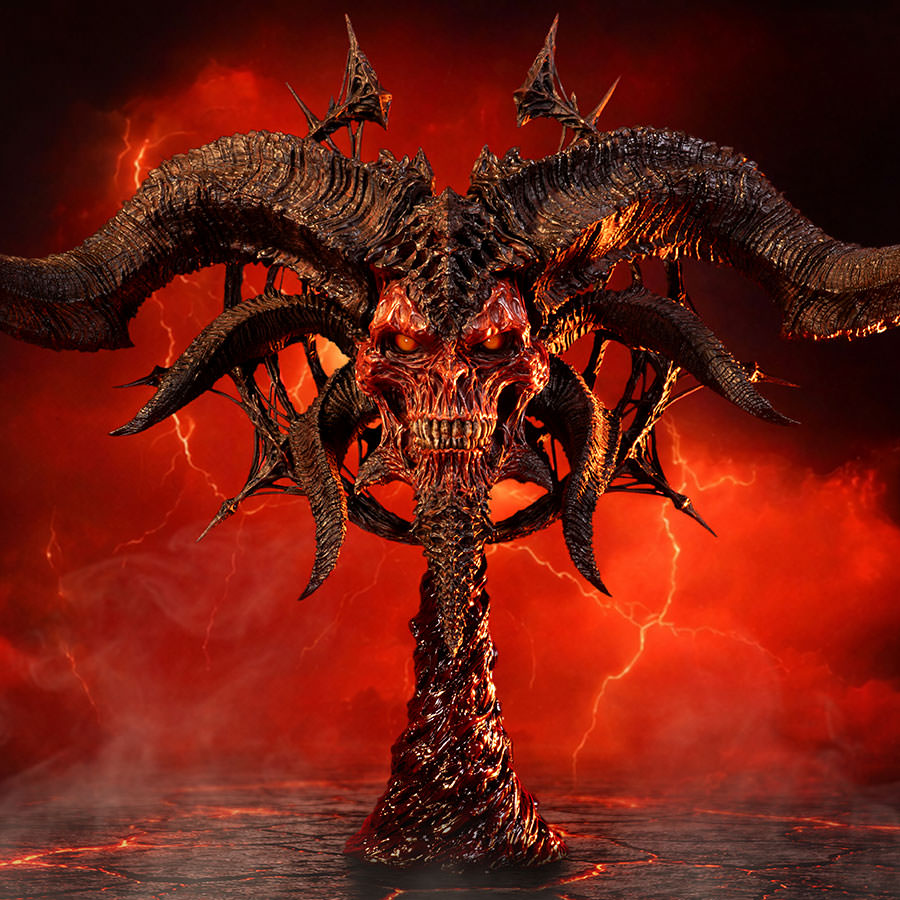 Diablo IV: Lord of Hatred Mephisto Art Mask