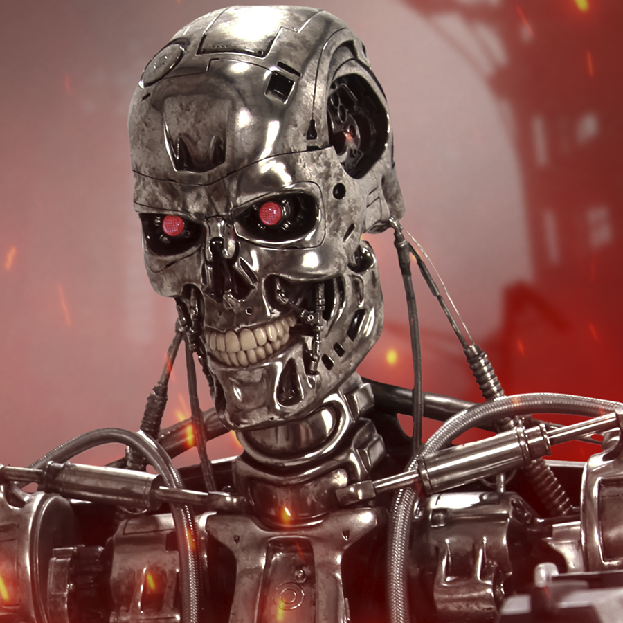 T 700 Terminator Endoskeleton Life Size Bust By Sideshow Sideshow Collectibles