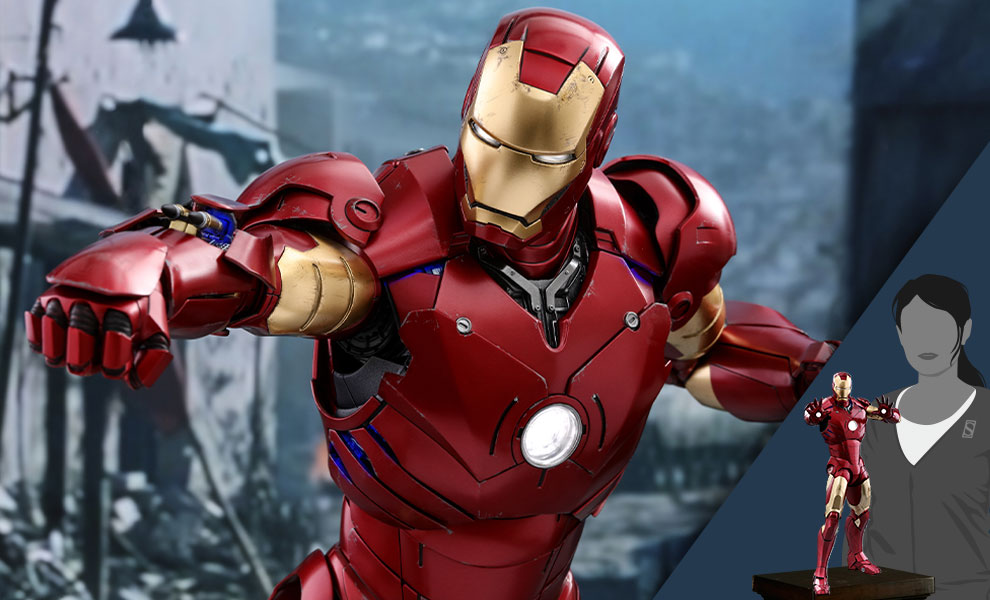 hot toys quarter scale iron man