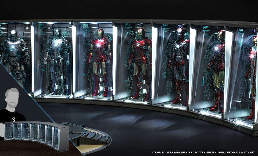 hall of armor iron man hot toys