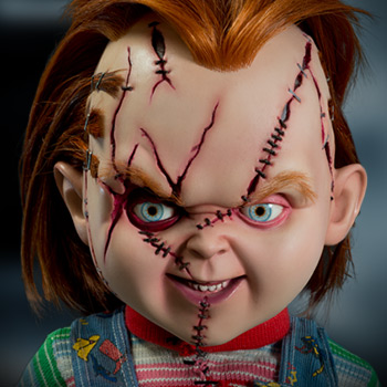 chucky pizza face doll