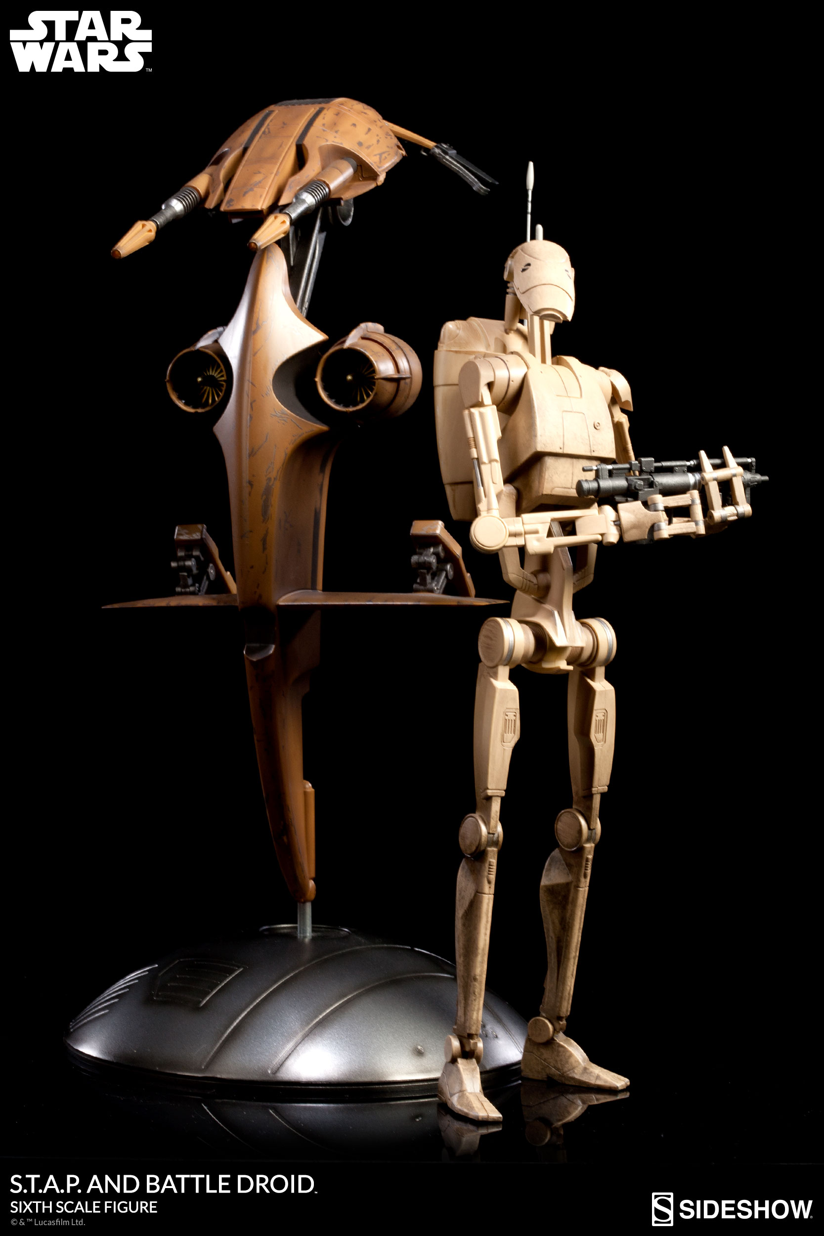 star wars stap and battle droid