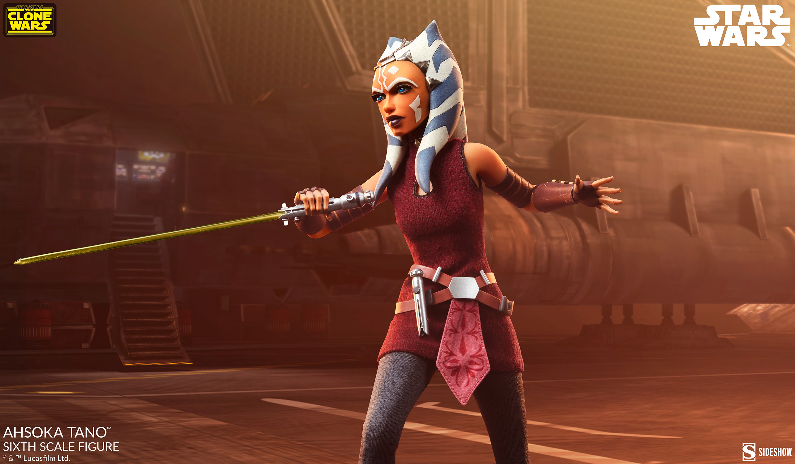 Ahsoka tano fighting stance