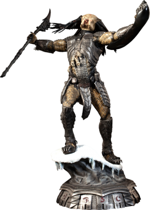Alien VS Predator Scar Predator Statue by Sideshow Collectib 