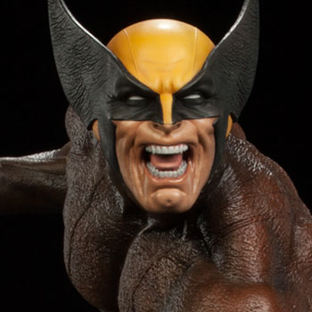 sideshow wolverine brown costume premium format