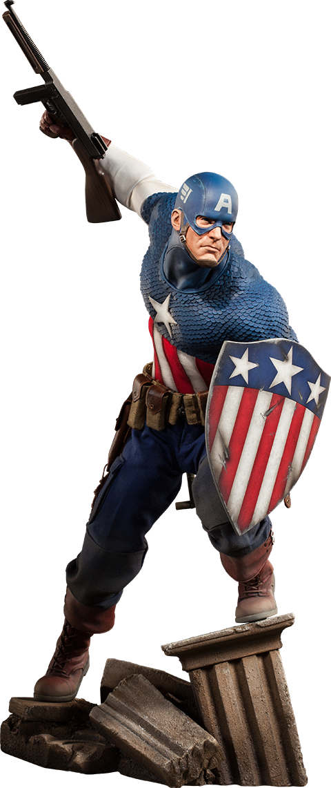 captain america sideshow statue