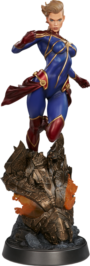 sideshow captain marvel premium format