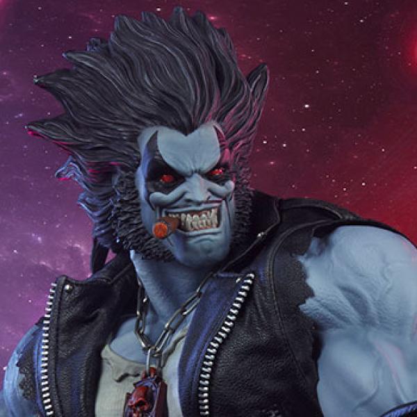 Dc Comics Lobo Maquette Statue by Sideshow Collectibles 300682