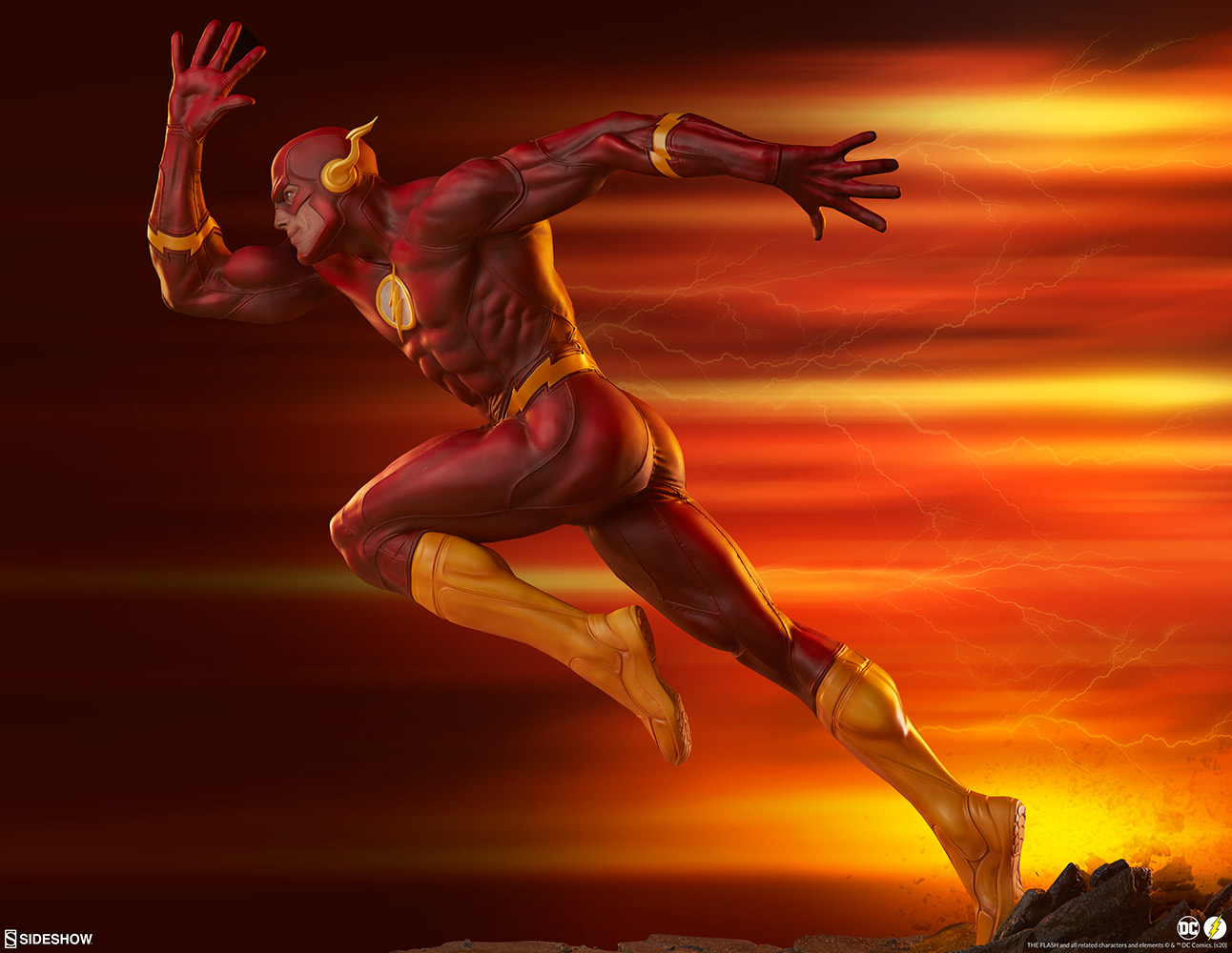 flash statue sideshow