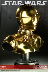 c3po life size bust