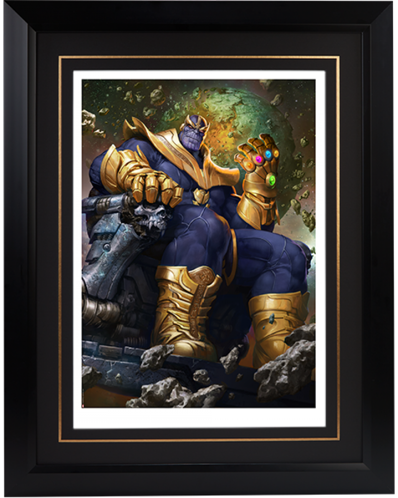 thanos on throne sideshow