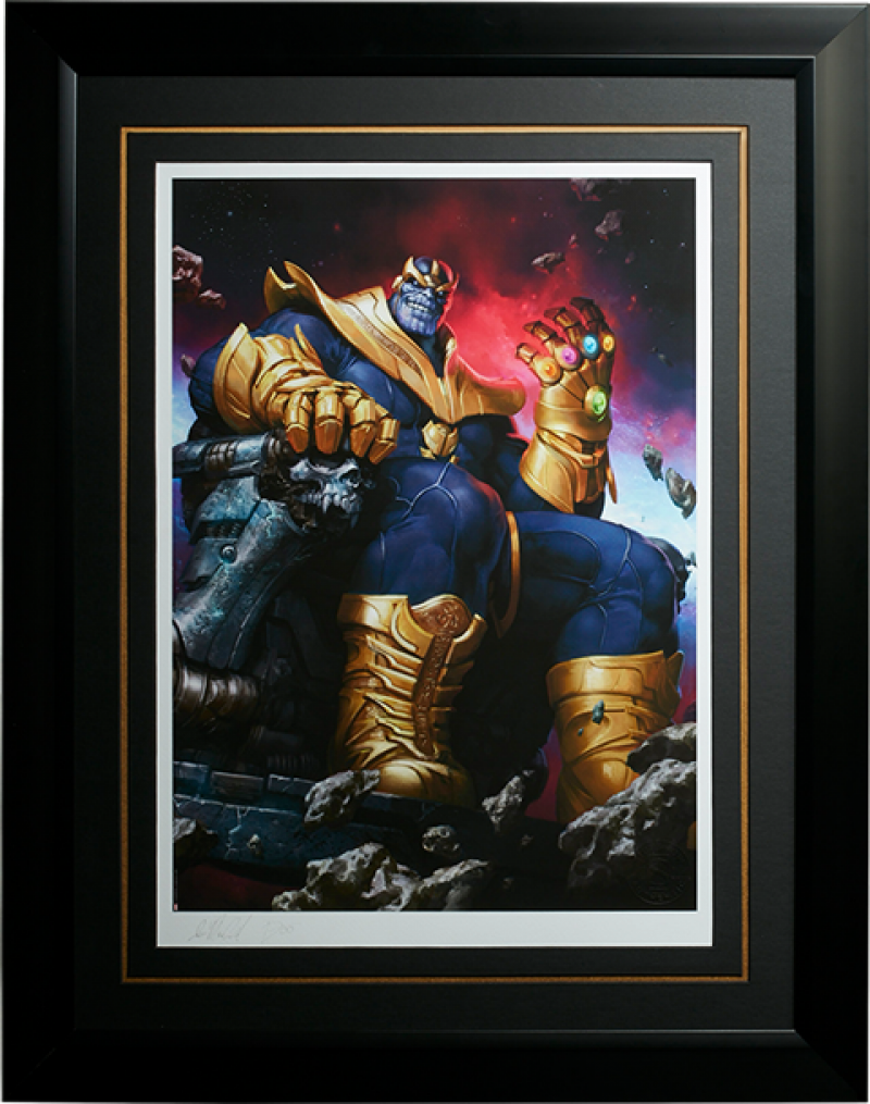 thanos on throne sideshow