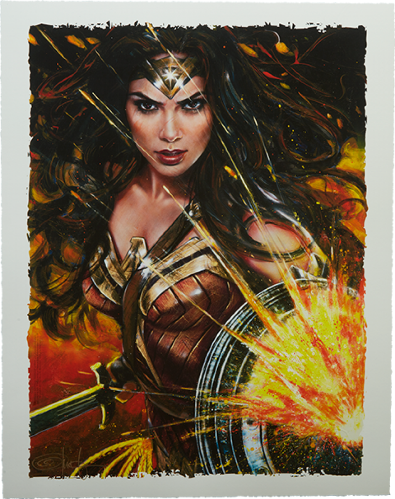 sideshow wonder woman art print