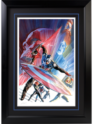 Marvel Captain America 600 Art Print by Alex Ross Art | Sideshow ...