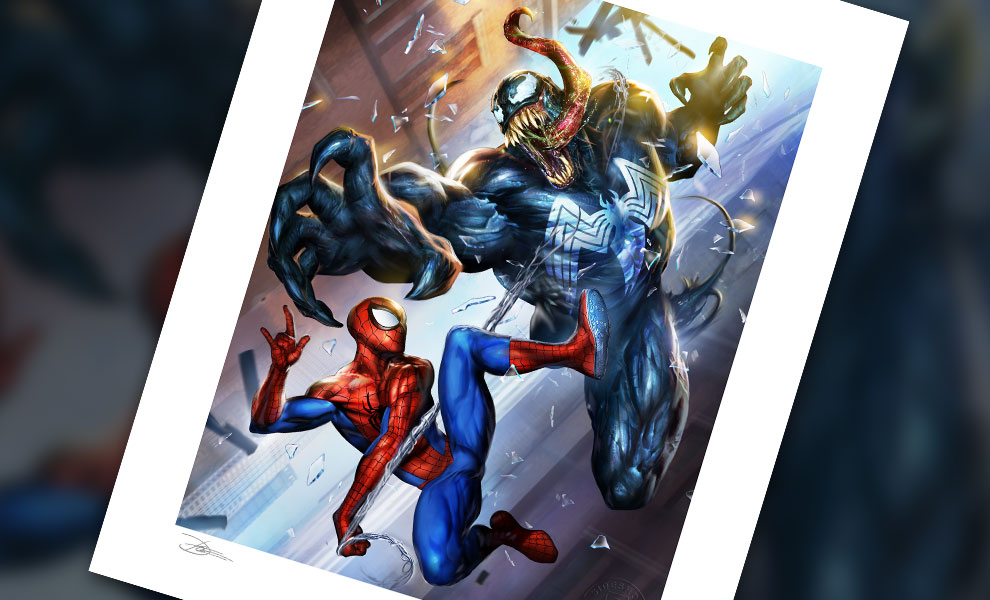 spiderman vs venom drawings