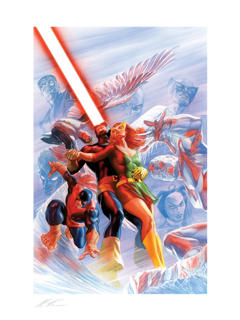 Uncanny X Men Fine Art Lithograph By Alex Ross Art Sideshow Fine Art Prints