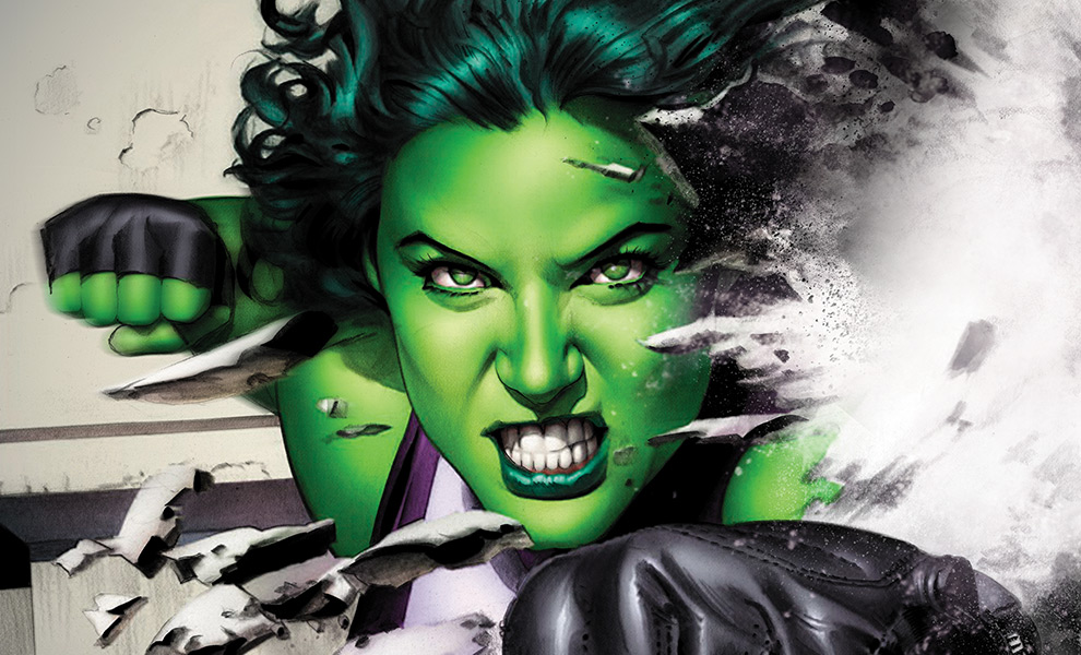 She-Hulk: She-Hulk Split Personality Mural - Officially Licensed