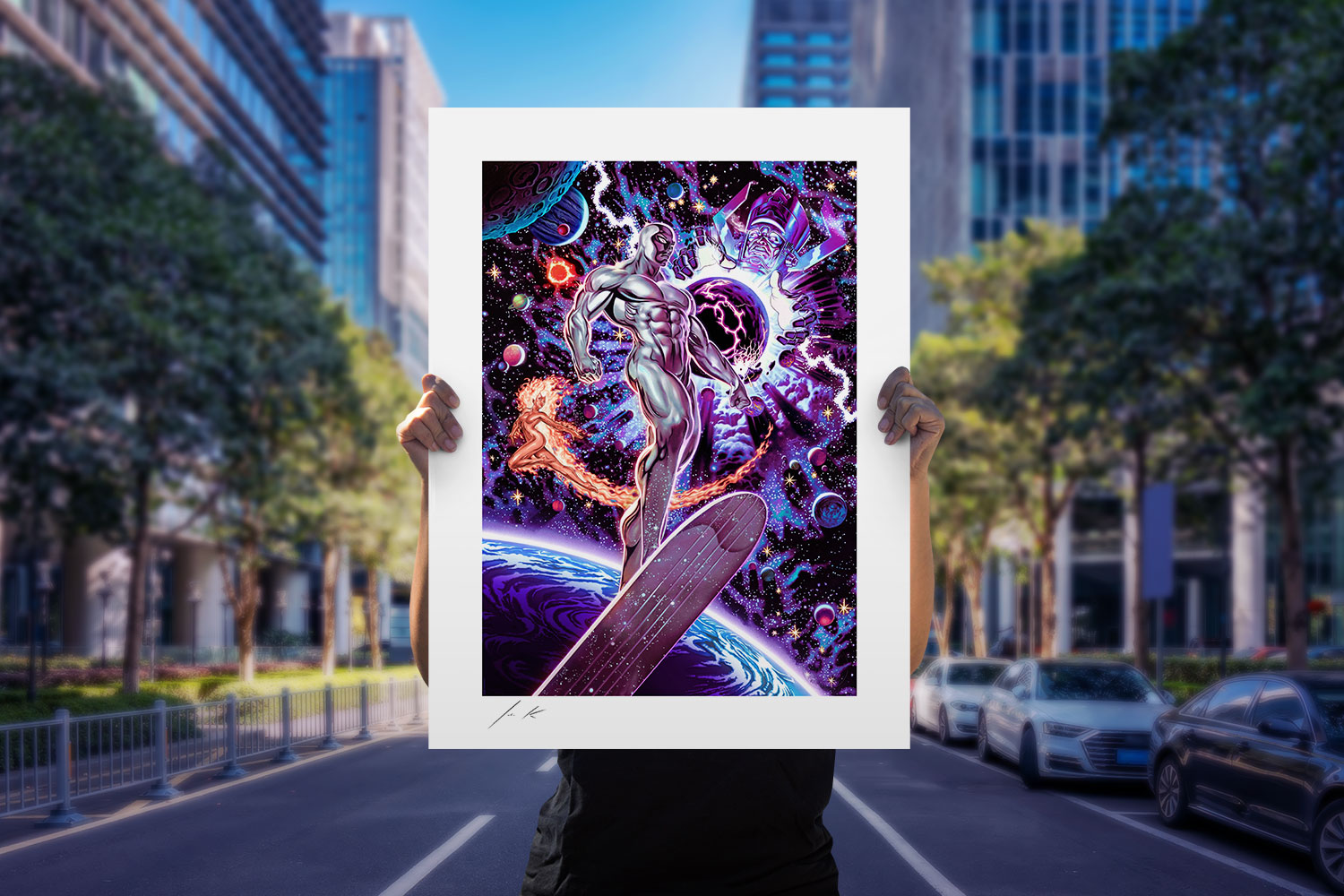 Heralds of Galactus Art Print feature image