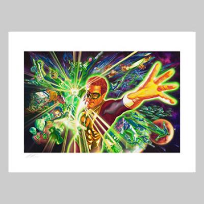 The Green Lantern Corps Fine Art Lithograph (Alex Ross)