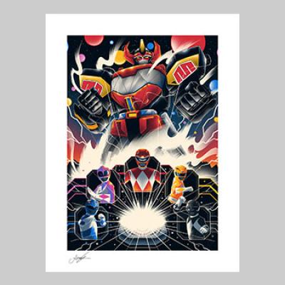 Mighty Morphin Power Rangers! Fine Art Print (Sideshow)