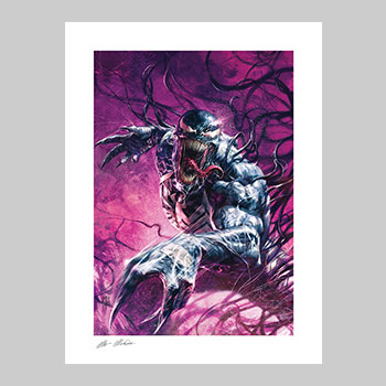 Spider-Man vs Venom Fine Art Print by Marco Mastrazzo