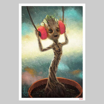 Baby Groot Gicleeby Acme Archives Sideshow Art Prints