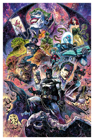 Batman Rogues Gallery 11x17 Fine Art Print 