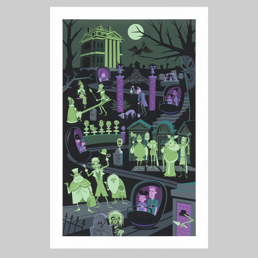 999 Happy Haunts Art Print by Collectors Editions | Sideshow Collectibles