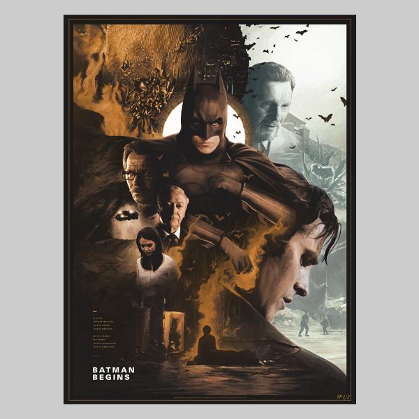 Batman Begins Movie Poster by Sideshow Collectibles